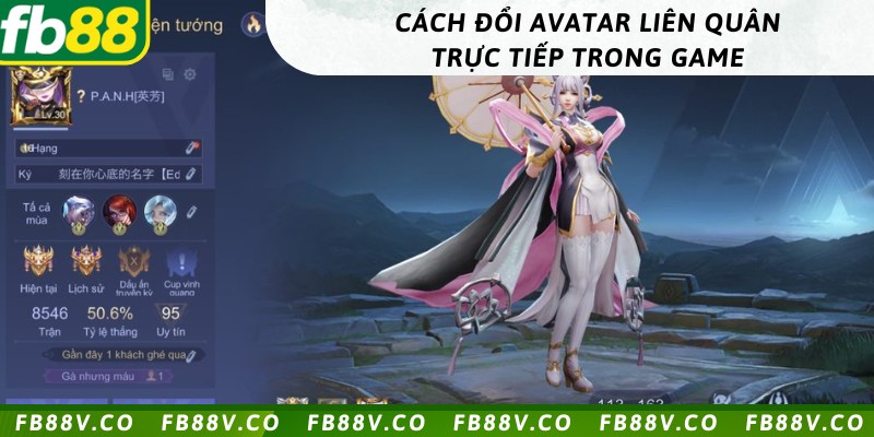 Đổi Avatar nhanh chóng tại trực tiếp trong game