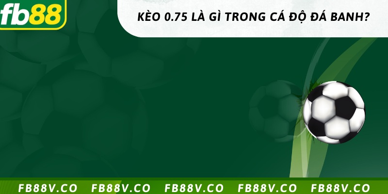 Tìm hiểu kèo 0.75 cược là thắng